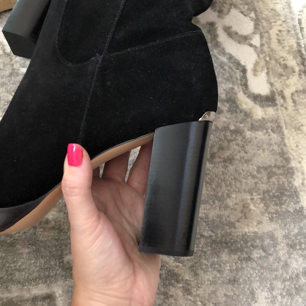 MICHAEL KORS black genuine suede Regina Boots - Picture 12 of 15